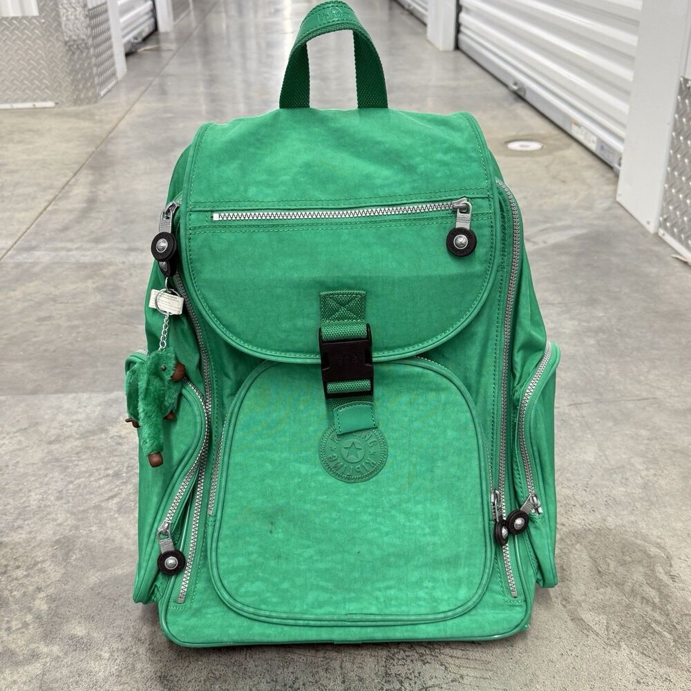 Kipling Alcatraz Rolling Backpack Green